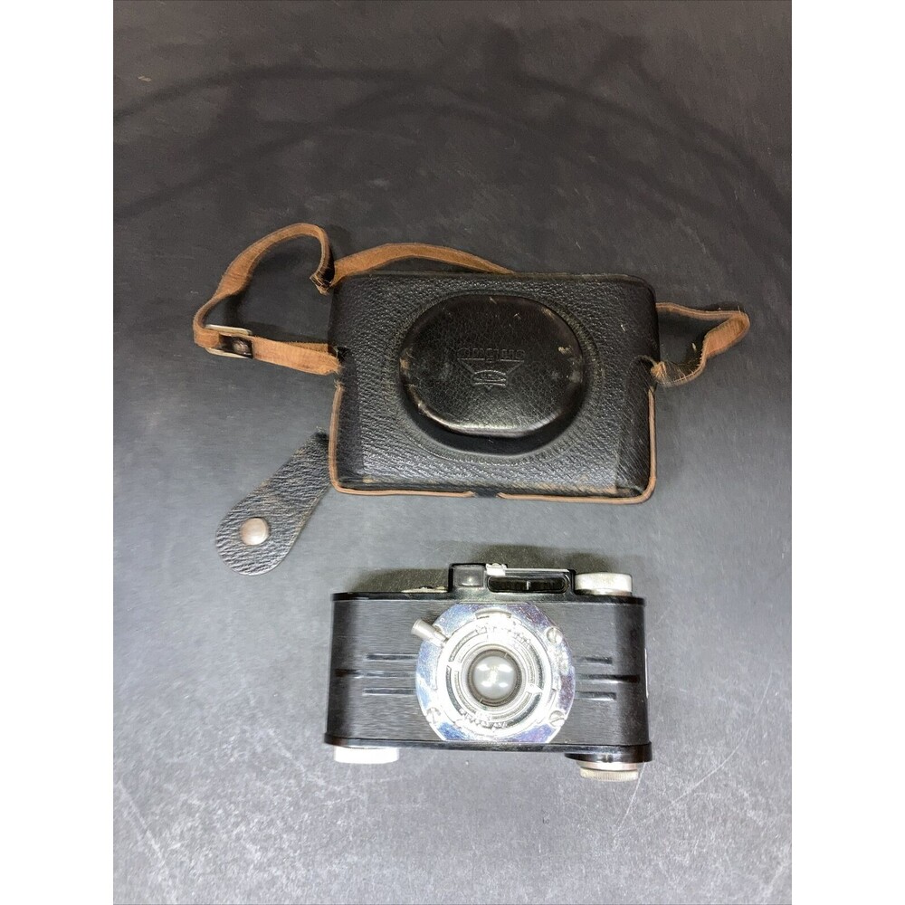 Argus Art Deco Camera With Case Vintage 35mm with IRC As In Untested